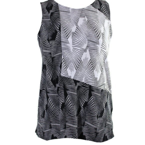 EUC Vince Camuto Women Sleeveless Printed Top - Picture 1 of 12